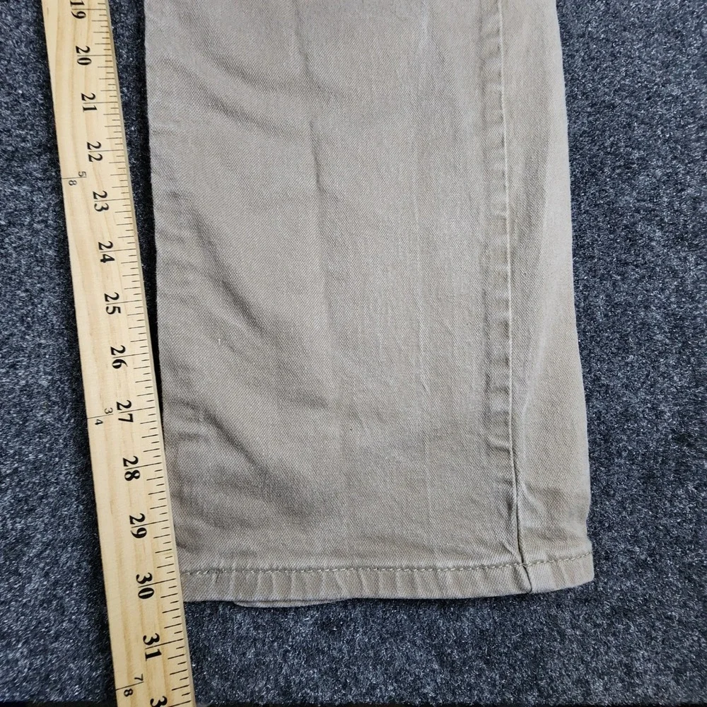Levi's 505 Regular Fit Jeans Mens 40x32 Khaki Tan Straight Leg Denim Pants